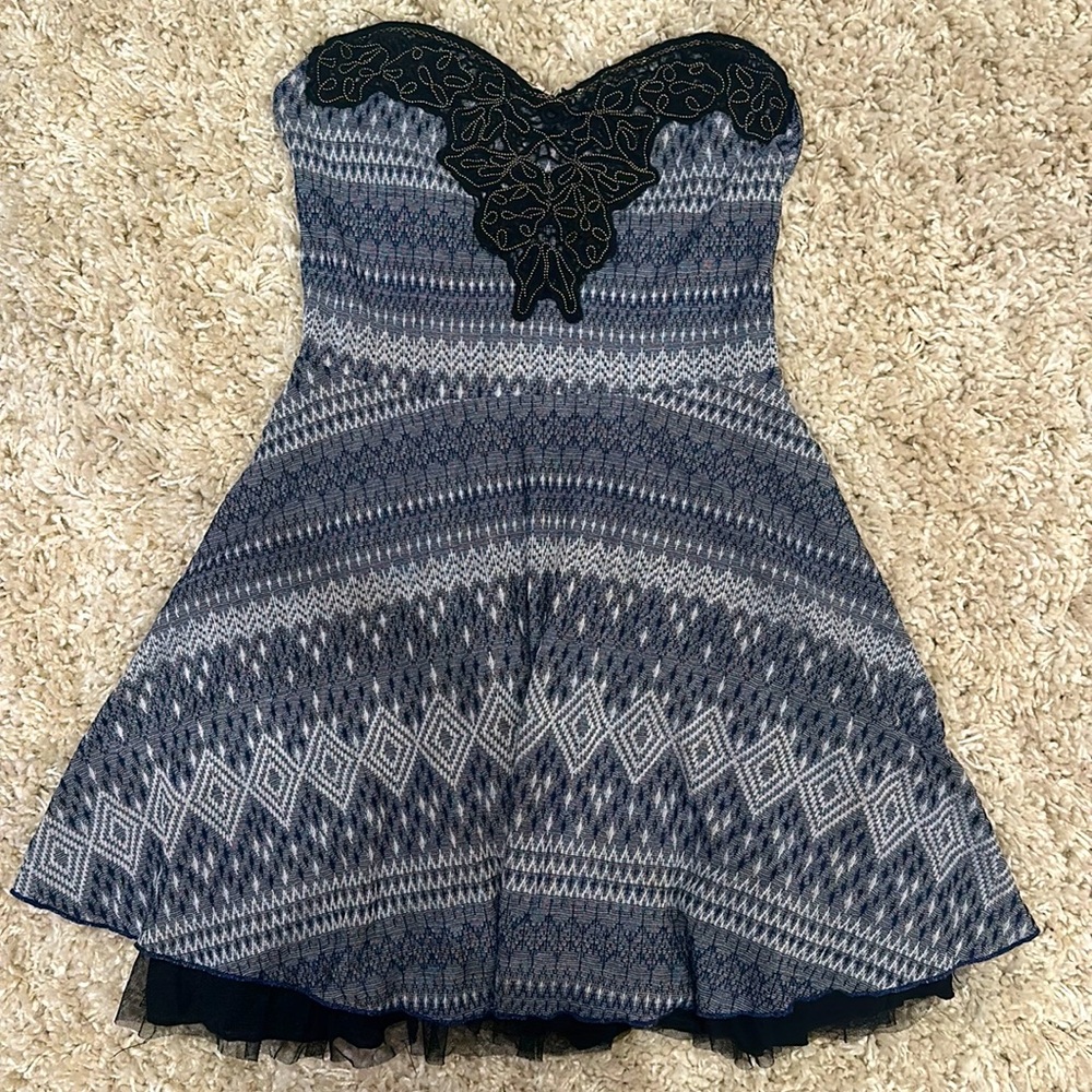 👗Free People strapless dress. EUC